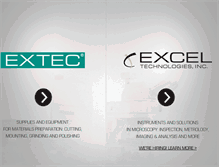 Tablet Screenshot of extec.com